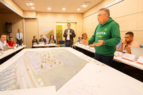 Ejercicio de simulacro en Bogotá