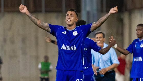 Rodrigo Contreras, baja de Millonarios contra Llaneros por la Liga BetPlay