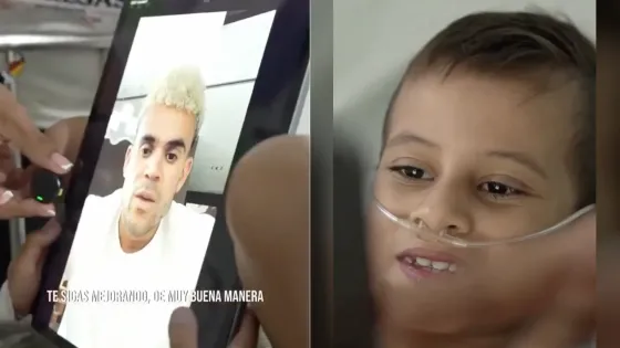 El mensaje de Luis Díaz que iluminó la habitación de Lucas Murillo