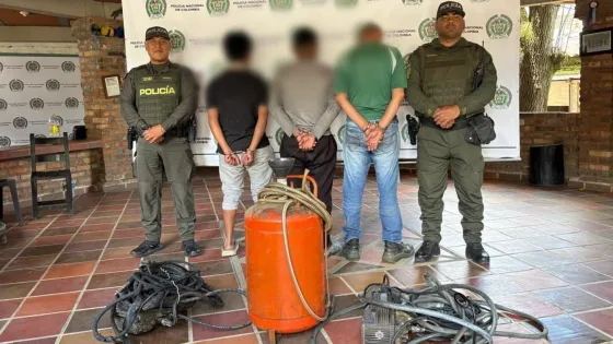 Cinco capturados por presunto robo de agua en plena sequía en Medellín