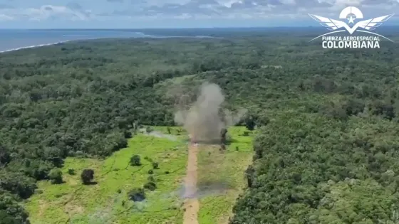 Destruyen pista clandestina de disidencias en Buenaventura