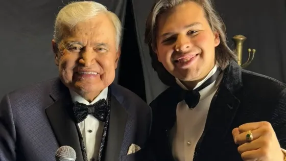 Jorge Barón y su hijo, Jorge Eduardo Barón.