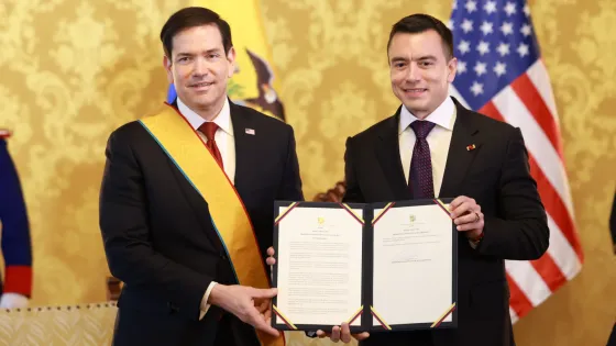 Marco Rubio y Daniel Noboa
