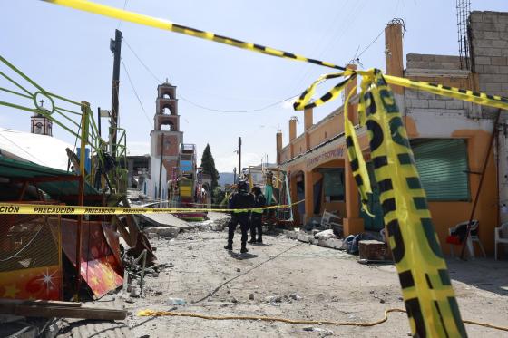 Emergencia por explosión en México 