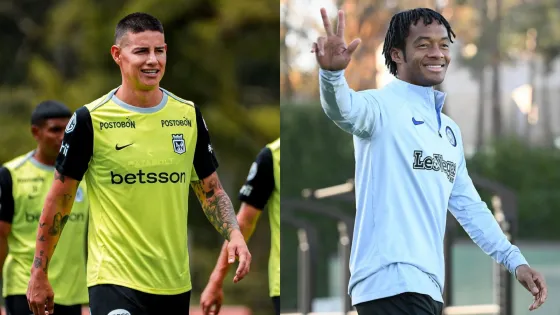 James y Cuadrado en la Liga BetPlay