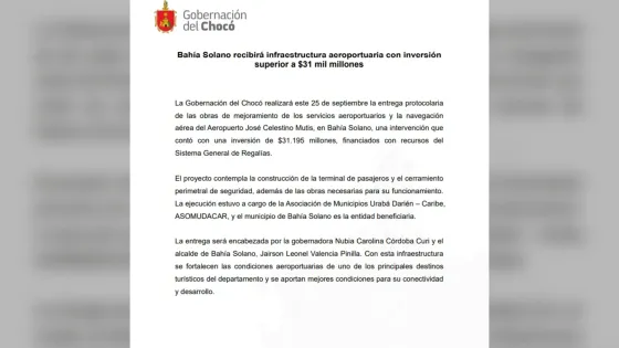 Comunicado de la remodelación de Aeropuerto