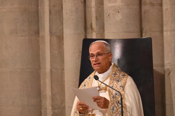 El papa León XIV en Francia