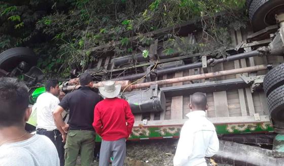 Volcamiento de chiva en el Cauca deja nueve muertos