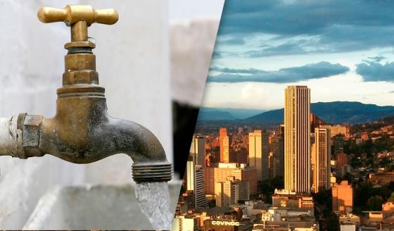 Cortes de agua en Bogotá durante la semana