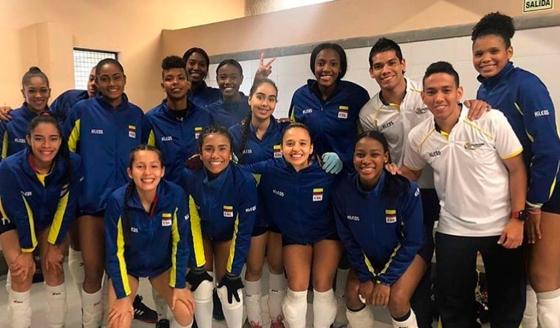 Triunfo del voleibol femenino colombiano en preolímpico