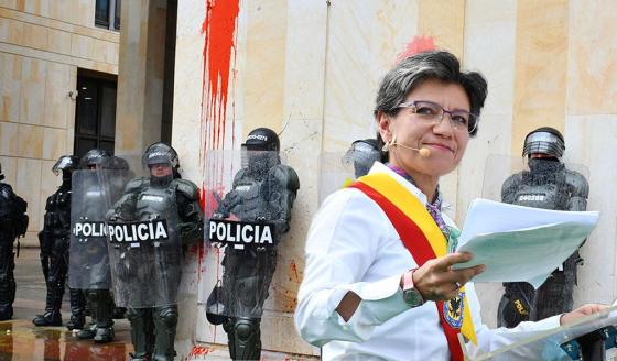 Así manejará Claudia López las protestas en su administración