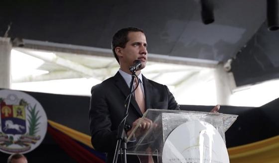 Presidente Duque recibe a Guaidó en Bogotá