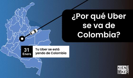 ¿Por qué Uber se va de Colombia?