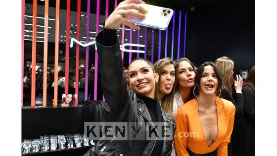 Kimberly Reyes, María Alejandra Severini, Shirley Gómez y Maleja Restrepo.