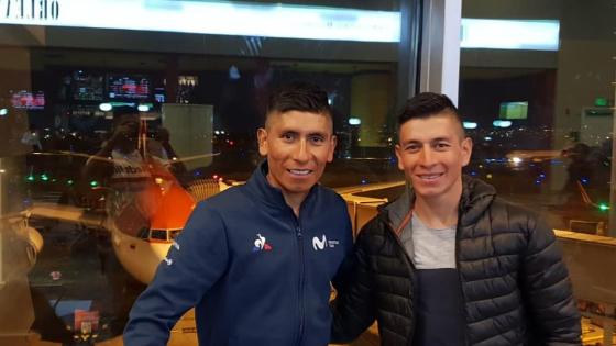 Así luce Nairo Quintana en redes sociales.