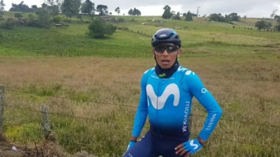 Nairo En 2012 llegó al equipo español Movistar en el que al poco tiempo ganó la Vuelta Murcia al imponerse en la primera etapa, y luego quedó en segundo lugar en la Vuelta a la Comunidad de Madrid.