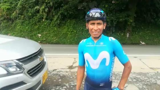 Así luce Nairo Quintana en redes sociales.