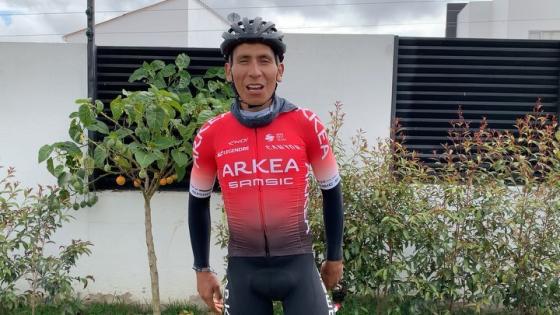 Así luce Nairo Quintana en redes sociales.