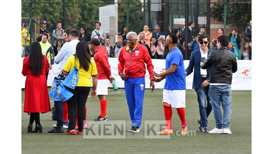 Entrenamiento de las leyendas de la Selección Colombia previó al compromiso con las leyendas del Barcelona. Entrenamiento de las leyendas de la Selección Colombia previó al compromiso con las leyendas del Barcelona.