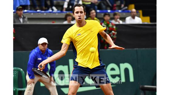 Con los puntos de Daniel Galán y los doblistas Juan Sebastián Cabal y Robert Farah, Colombia derrotó 3-1 a la 'albiceleste'. Con los puntos de Daniel Galán y los doblistas Juan Sebastián Cabal y Robert Farah, Colombia derrotó 3-1 a la 'albiceleste'.