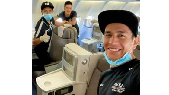 Los ciclistas colombianos Nairo Quintana, Dayer Quintana y Winner Anacona se unen al #Yomequedoencasa.