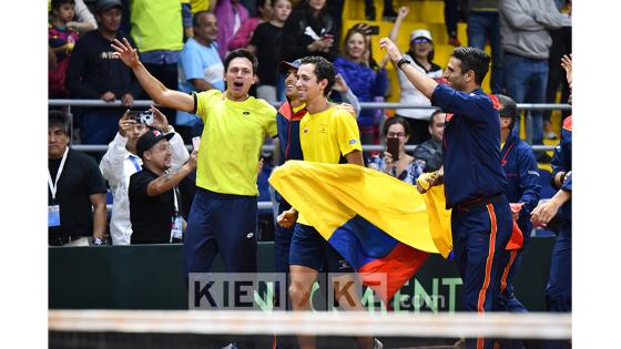 Con los puntos de Daniel Galán y los doblistas Juan Sebastián Cabal y Robert Farah, Colombia derrotó 3-1 a la 'albiceleste'. Con los puntos de Daniel Galán y los doblistas Juan Sebastián Cabal y Robert Farah, Colombia derrotó 3-1 a la 'albiceleste'.