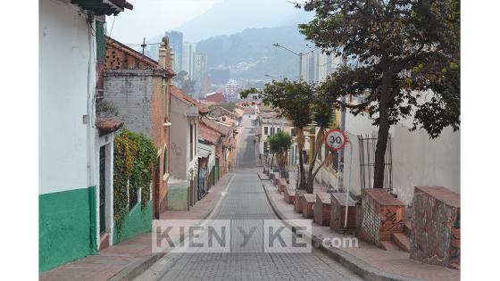 Primer día de simulacro de aislamiento en las calles de Bogotá.