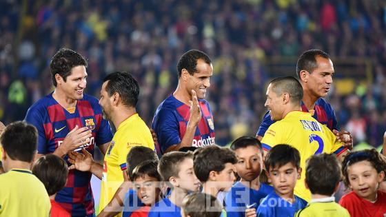 Así se vivió el partido entre las leyendas de Colombia y Barcelona en Bogotá. Así se vivió el partido entre las leyendas de Colombia y Barcelona en Bogotá.
