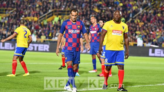Así se vivió el partido entre las leyendas de Colombia y Barcelona en Bogotá. Así se vivió el partido entre las leyendas de Colombia y Barcelona en Bogotá.