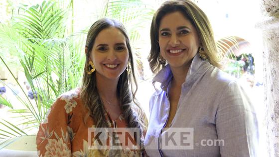 La Primera Dama de la Nación, María Juliana Ruiz y la embajadora de la FNDsocial, María Paulina Pineda.