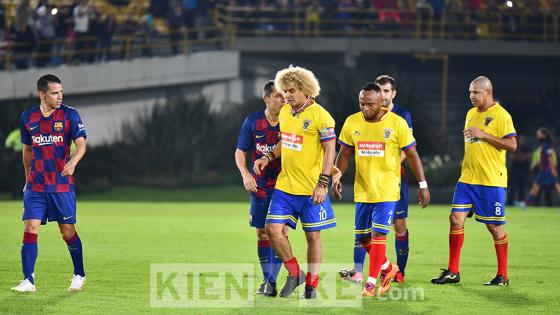 Así se vivió el partido entre las leyendas de Colombia y Barcelona en Bogotá. Así se vivió el partido entre las leyendas de Colombia y Barcelona en Bogotá.