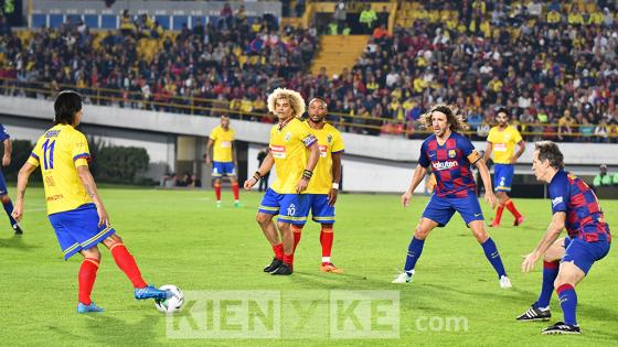 Así se vivió el partido entre las leyendas de Colombia y Barcelona en Bogotá. Así se vivió el partido entre las leyendas de Colombia y Barcelona en Bogotá.