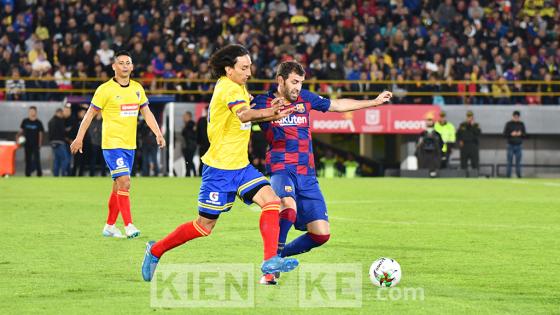 Así se vivió el partido entre las leyendas de Colombia y Barcelona en Bogotá. Así se vivió el partido entre las leyendas de Colombia y Barcelona en Bogotá.