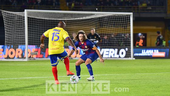 Así se vivió el partido entre las leyendas de Colombia y Barcelona en Bogotá. Así se vivió el partido entre las leyendas de Colombia y Barcelona en Bogotá.