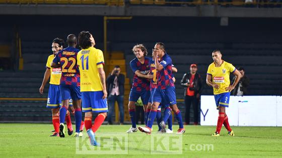 Así se vivió el partido entre las leyendas de Colombia y Barcelona en Bogotá. Así se vivió el partido entre las leyendas de Colombia y Barcelona en Bogotá.