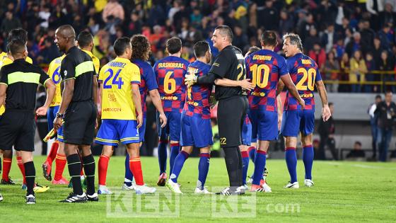Así se vivió el partido entre las leyendas de Colombia y Barcelona en Bogotá. Así se vivió el partido entre las leyendas de Colombia y Barcelona en Bogotá.