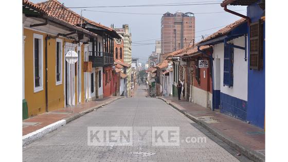 Primer día de simulacro de aislamiento en las calles de Bogotá. Primer día de simulacro de aislamiento en las calles de Bogotá.