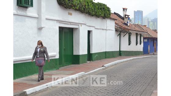 Primer día de simulacro de aislamiento en las calles de Bogotá.