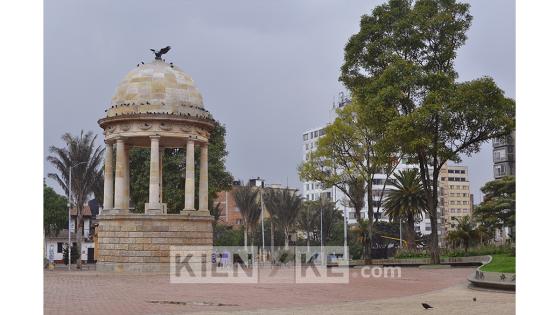 Primer día de simulacro de aislamiento en las calles de Bogotá.