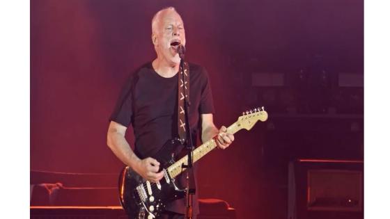 Gilmour alcanzó gran popularidad tras integrar la banda Pink Floyd, reemplazando a Syd Barret.