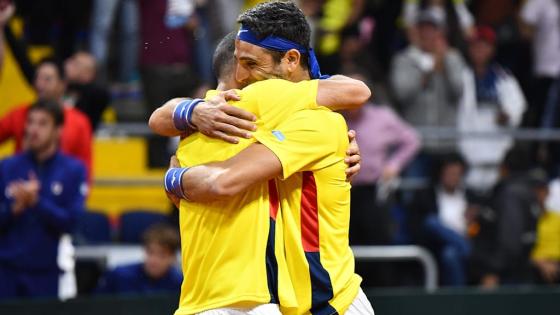 Juan Sebastián Cabal y Robert Farah celebran su victoria