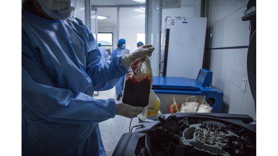 Los centros de sangre en todo el país sufren de una caída significativa en las donaciones en medio de la emergencia de salud en todo el territorio nacional.  Fotos: Juancho Torres - Anadolu