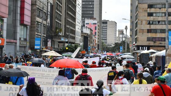 Antes : Centro de Bogotá, Carrera Séptima. 