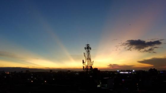 Atardecer en Bogotá.