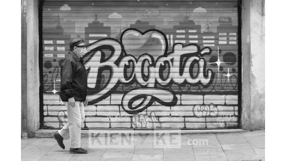 Este es el panorama diario en algunas calles del centro de Bogotá durante la cuarentena.  Foto: Andrés Lozano/ KienyKe.com