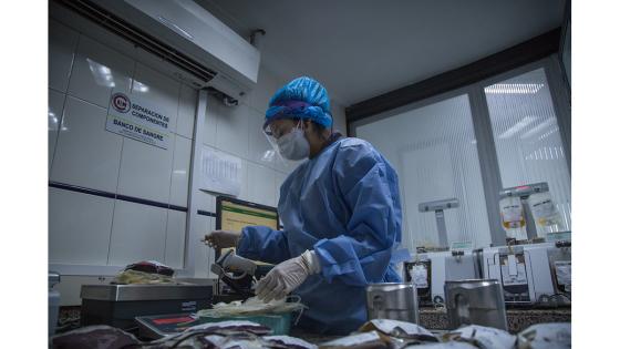 Los centros de sangre en todo el país sufren de una caída significativa en las donaciones en medio de la emergencia de salud en todo el territorio nacional.  Fotos: Juancho Torres - Anadolu