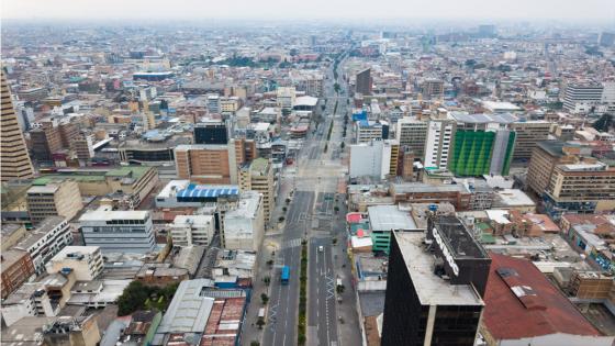Así se ve Bogotá durante la cuarentena nacional en Colombia. Foto: Juan David Moreno - Agencia Anadolu Así se ve Bogotá durante la cuarentena nacional en Colombia. Foto: Juan David Moreno - Agencia Anadolu
