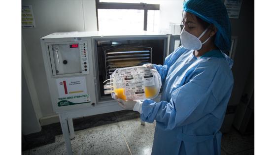 Los centros de sangre en todo el país sufren de una caída significativa en las donaciones en medio de la emergencia de salud en todo el territorio nacional.  Fotos: Juancho Torres - Anadolu