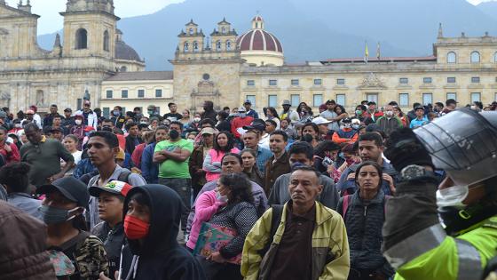 Venezolanos en Bogotá