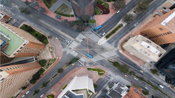 Así se ve Bogotá durante la cuarentena nacional en Colombia. Foto: Juan David Moreno - Agencia Anadolu Así se ve Bogotá durante la cuarentena nacional en Colombia. Foto: Juan David Moreno - Agencia Anadolu